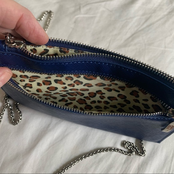 Sorial crossbody bag Brilliant blue w silver chain - Picture 6 of 7